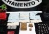 Polícia apreende drogas com auxílio de cão farejador em Lafaiete e prende autor de crime de ameaça na cidade de Entre Rios