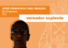 Tomou posse hoje na Câmara de Ouro Branco o vereador José Francisco das Graças, conhecido como Zé Pretinho