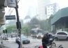 Forte temporal atinge a cidade de Lafaiete na tarde desta segunda- feira 1/11