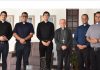 Diáconos que serão ordenados no próximo sábado na Basílica do Sagrado Coração de Jesus em Lafaiete visitaram o Arcebispo dom Airton em sua residência