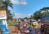 Carga de Energético cai do caminhão na BR 040 /km 614 em Congonhas e carga é saqueada