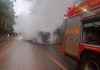 Bombeiros de Congonhas Combatem Incêndio em veículo no KM 601 da BR 040