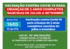 A Secretaria Municipal de Saúde de Lafaiete informa a Repescagem para Vacinação contra covid-19 para crianças