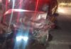 Bombeiros militares realizam atendimento de vítima de colisão entre carros em Ouro Branco