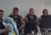 Policiais Militares salvam criança com13 dias de vida