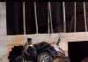 Motorista supostamente bêbado foge de blitz e bate carro contra em uma obra em construção no bairro Morada do Sol