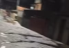 Chuva forte de granizo atingiu Barbacena nesta madrugada de terça-Feira