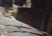 Chuva forte de granizo atingiu Barbacena nesta madrugada de terça-Feira