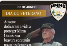 Hoje 3/6 Dia do Veterano da Briosa Polícia Militar