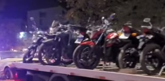 PM do 31º BPM realiza operação no bairro Lima Dias e apreende 18 motos e 1 veículo e 28 pessoas foram conduzidas a delegacia em Conselheiro Lafaiete