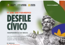 Prefeitura de Conselheiro Lafaiete divulga ordem do Desfile Cívico de 7 de Setembro na Avenida Telésforo