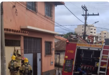 MORADORA ESQUECE PANELA NO FOGO E MOBILIZA CORPO DE BOMBEIROS NA CHAPADA, EM CONSELHEIRO LAFAIETE